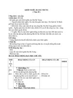 Giáo án Lịch sử 4 bài 4: Khởi nghĩa Hai Bà Trưng