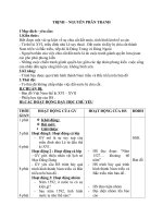 Giáo án Lịch sử 4 bài 21: Trịnh – Nguyễn phân tranh