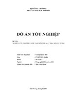 Nghiên cứu, thiết kế, chế tạo mô hình máy pha sơn tự động 