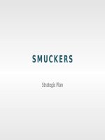 Strategic plan smuckers 