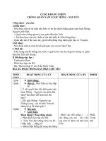 Giáo án Lịch sử 4 bài 14: Cuộc kháng chiến chống quân xâm lược Mông  Nguyên