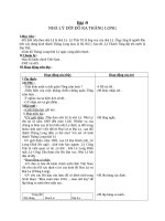 Giáo án Lịch sử 4 bài 9: Nhà Lí rời đô ra Thăng Long