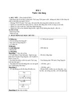 Giáo án Lịch sử 4 bài 1: Nước Văn Lang