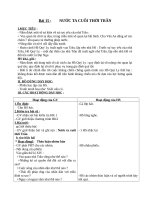 Giáo án Lịch sử 4 bài 15: Nước ta cuối thời trần