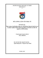 Đề cương thạc sĩ khoa học trường đại học khoa học tự nhiên