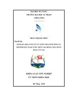 Đánh giá khả năng xử lý nước thải nuôi tôm của mô hình đất ngập nước nhân tạo dòng chảy đứng bằng cây sậy