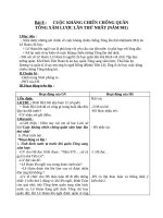 Giáo án Lịch sử 4 bài 8: Cuộc kháng chiến chống quân Tống xâm lược lần thứ nhất ( Năm 981 )