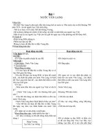 Giáo án Lịch sử 4 bài 1: Nước Văn Lang