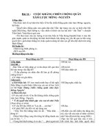 Giáo án Lịch sử 4 bài 14: Cuộc kháng chiến chống quân xâm lược Mông  Nguyên