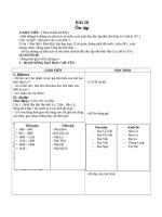 Giáo án Lịch sử 4 bài 20: Ôn tập