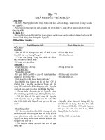 Giáo án Lịch sử 4 bài 27: Nhà Nguyễn thành lập