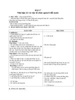 Giáo án Lịch sử 4 bài 17: Nhà hậu Lê và việc tổ chức quản lí đất nước