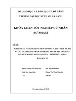 Nghiên cứu sử dụng phần mềm iSpring Suite thiết kế bài giảng E-Learning nhằm hỗ trợ kĩ thuật dạy học đảo ngược chương Kim loại kiềm - kiềm thổ-nhôm hóa học 12.