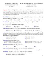 Đề thi thử THPT QG môn toán THPT đào duy từ   hà nội   lần 2   năm 2019   có lời giải chi tiết