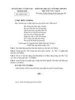 Đề thi học kỳ 1 môn văn lớp 10 tỉnh quảng nam 2018 2019 có đáp án 