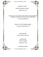 Khảo sát câu đơn trong tiểu thuyết Cõi người rung chuông tận thế của Hồ Anh Thái từ bình diện cấu trúc thông tin