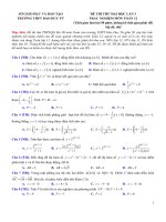Đề thi thử THPT QG môn toán THPT đào duy từ   hà nội   lần 3   năm 2019   có lời giải chi tiết