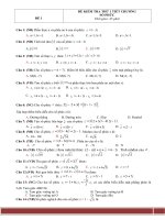 10 đề kiểm tra 1 tiết chương số phức có đáp án 