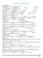 Bài tập chương 7 – sắt và một số kim loại quan trọng có đáp án 