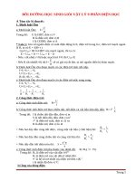 Chuyên đề bồi dưỡng học sinh giỏi vật lý 9 phần điện học 