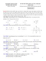 Đề thi thử THPT QG môn toán THPT chuyên thái nguyên   tỉnh thái nguyên   lần 2   năm 2019   có lời giải chi tiết