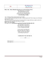 10 đề thi ngữ văn 11 học kỳ 2 có đáp án 