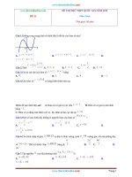 20 đề thi thử THPT quốc gia môn toán năm 2019 có đáp án – tập 4 