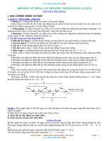 Bài tập trắc nghiệm sóng cơ theo từng dạng có lời giải và đáp án 