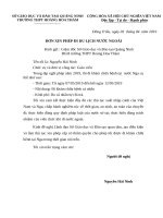 Mau don xin di du lich nuoc ngoai