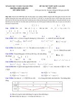 Đề thi thử THPT chuyên hà tĩnh   tỉnh hà tĩnh   lần 1   năm 2019   có lời giải chi tiết