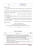 14 đề thi học kỳ 2 ngữ văn 7 có đáp án 