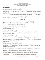 Bài tập trắc nghiệm đạo hàm, phương trình tiếp tuyến có đáp án 