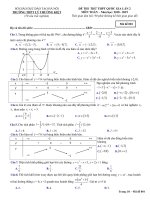 toanmath com   đề thi thử toán THPT QG 2019 lần 2 trường THPT lý thường kiệt – hà nội 