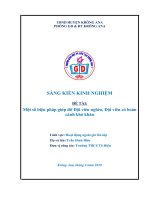 SKKN Một số biện pháp giúp đỡ Đội viên nghèo, Đội viên có hoàn cảnh khó khăn