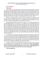 SKKN Một số kinh nghiệm tổ chức các tình huống vào bài gây hứng thú học tập cho học sinh trong môn Sinh học 8