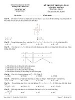 toanmath com   đề thi thử toán THPTQG 2019 lần 3 trường THPT kim liên – hà nội 
