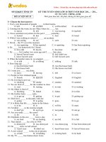 de on thi vao lop 10 mon tieng anh nam hoc 2018 2019 co dap an de luyen 33 