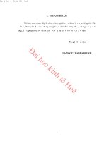 Hoàn thiện công tác quản lý đầu tư công từ nguồn vốn ngân sách nhà nước tại tỉnh Sê Kong - Lào