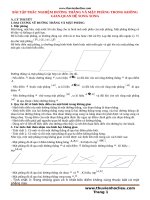 Bài tập trắc nghiệm quan hệ song song trong không gian có lời giải và đáp án 