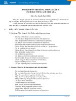 Kien thuc trong tam va luu y on thi tieng anh vao 10 