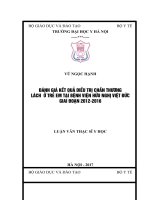 Đánh giá kết quả diều trị chấn thương lách ở trẻ em tại bệnh viện hữu nghị việt đức giai đoạn 2012 2016 (2)