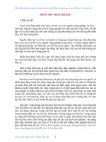 SKKN Một số kinh nghiệm trong việc hướng dẫn học sinh biết được ứng dụng của môn Hóa học 9 vào thực tiễn