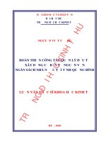 Hoàn thiện công tác quản lý đầu tư xây dựng cơ bản nguồn vốn ngân sách nhà nước tại tỉnh Quảng Bình