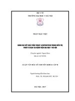 Đánh giá kết quả  phẫu thuật lichtenstein trong điều trị thoát vị bẹn tại bệnh viện đại học y hà nội