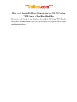 de thi tuyen sinh vao lop 10 mon tieng anh nam hoc 2016 2017 truong thpt chuyen le quy don khanh hoa 