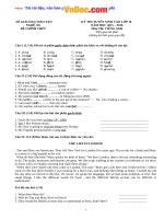 de thi tuyen sinh vao lop 10 mon tieng anh nam hoc 2015 2016 tinh nghe an 