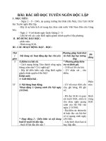 Giáo án Lịch sử 5 bài 10: Bác Hồ đọc tuyên ngôn độc lập