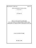 Tính an toàn, đáp ứng miễn dịch của vắc xin ho gà vô bào ở phụ nữ mang thai, ảnh hưởng của kháng thể từ mẹ truyền sang con (Luận án tiến sĩ)
