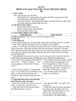 Giáo án Lịch sử 5 bài 1: Bình tây đại nguyên soái Trương Định