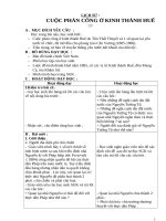 Giáo án Lịch sử 5 bài 3: Cuộc phản công ở kinh thành Huế